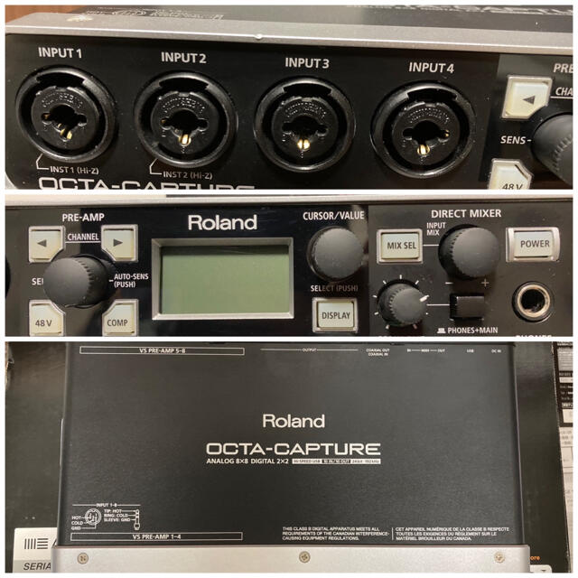 Roland octa-capture オーディオインターフェイス Roland octa-capture オーディオインターフェイス