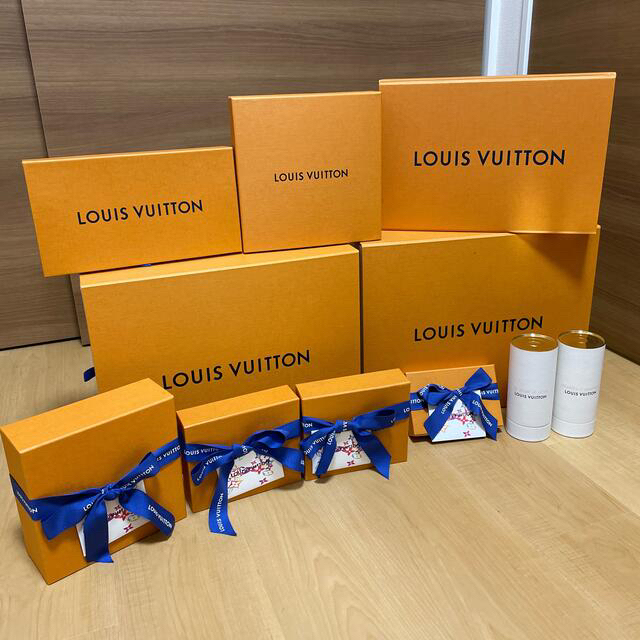 LOUIS VUITTON 箱セット10個+香水ケース2個ショップ袋