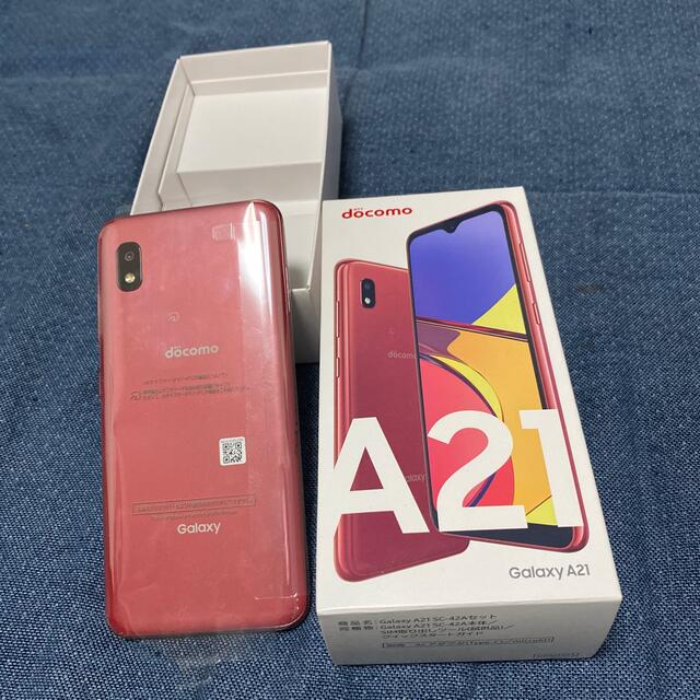 NTTdocomo(エヌティティドコモ)のdocomo Galaxy A21 スマホ/家電/カメラのスマートフォン/携帯電話(スマートフォン本体)の商品写真