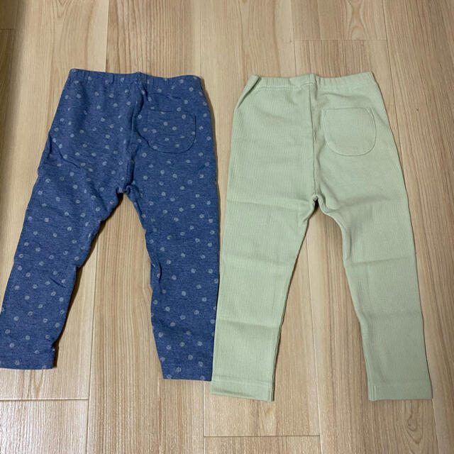 UNIQLO(ユニクロ)のユニクロ　レギンスパンツ90（2点セット） キッズ/ベビー/マタニティのキッズ服女の子用(90cm~)(パンツ/スパッツ)の商品写真