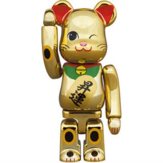 メディコムトイ(MEDICOM TOY)のBE@RBRICK 招き猫 昇運 弐 金メッキ 100％(フィギュア)