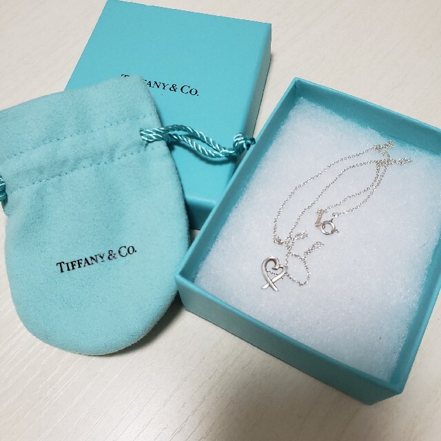 Tiffany & Co　ラビングハートネックレス