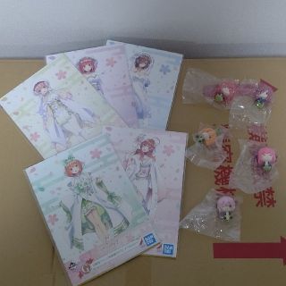 バンダイ(BANDAI)の五等分の花嫁 イラストボード+ちょこのっこセット(キャラクターグッズ)