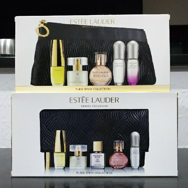 Estee Lauder(エスティローダー)のESTEE LAUDERミニ香水 10点セット ポーチ2点付き コスメ/美容の香水(香水(女性用))の商品写真