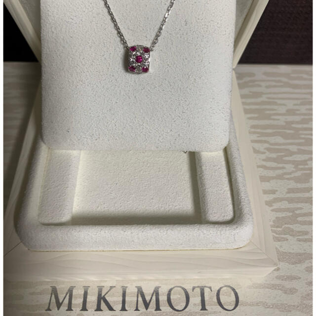 MIKIMOTO - 【超美品】MIKIMOTOミキモトダイヤとルビーのネックレスk18 ...
