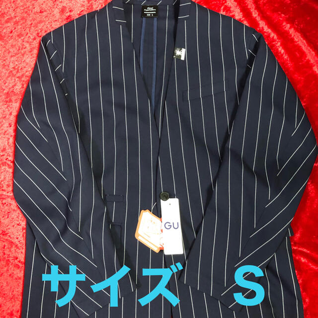 gu ミハラヤスヒロ ノーカラージャケット ストライプ サイズS | フリマアプリ ラクマ