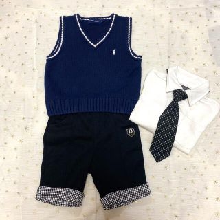 ラルフローレン(Ralph Lauren)の男の子　90サイズ　入園　フォーマル　セット(ドレス/フォーマル)