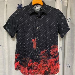 ポールスミス(Paul Smith)のポールスミス 薔薇 ローズ 半袖 シャツ 名作 ドット メンズ(シャツ)