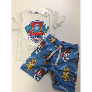 エイチアンドエム(H&M)の✨100 パウパトロールセットアップH&M(Tシャツ/カットソー)