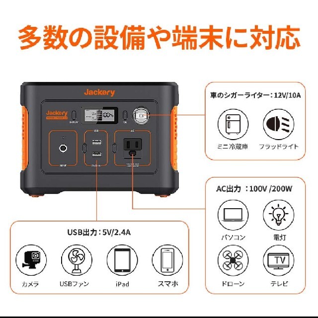 jackery ポータブルバッテリー240