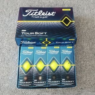 タイトリスト(Titleist)の【まくら様専用】タイトリスト NEW TOUR SOFT 黄色 2ダース(その他)