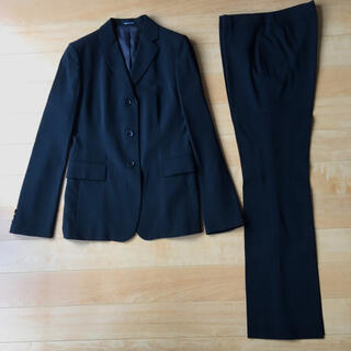 コムサデモード(COMME CA DU MODE)のCOMME CA DU MODE パンツスーツ　黒　9サイズ(スーツ)