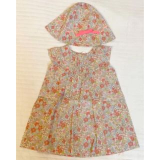 bonpoint ボンポワン ワンピース 帽子 セット クルーズ リバティ- 専用 モナリザ❤️36month