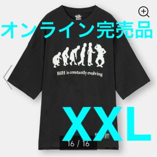 ジーユー(GU)のGU×BiSH コラボTシャツ　ハシヤスメアツコ　黒(Tシャツ/カットソー(半袖/袖なし))