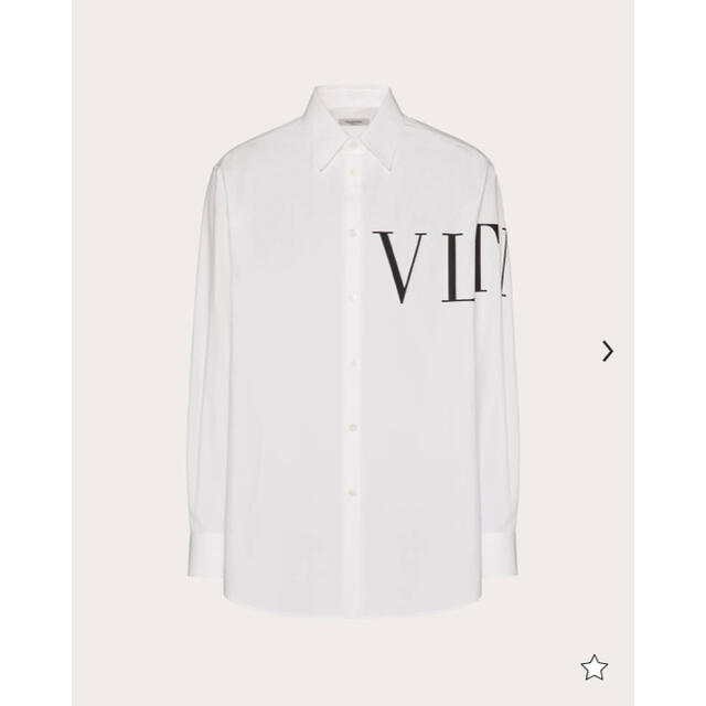 VLTNプリント シャツ　新品タグ付き　ヴァレンティノ　バレンティノ　ロゴ