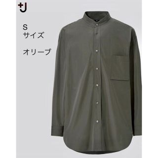 ユニクロ(UNIQLO)のUNIQLO＋j  バンドシャツ　オリーブ　サイズS(シャツ)