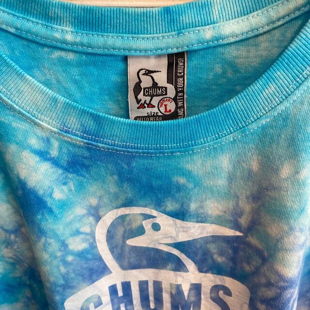 CHUMS(チャムス)のCHUMS タイダイ半袖Ｔシャツ　レディースＬ レディースのトップス(Tシャツ(半袖/袖なし))の商品写真