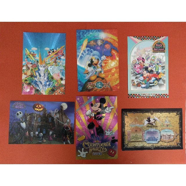 Disney - 年代物 ディズニー キラキラのポストカード 絵葉書 6点 Disney - 年代物 ディズニー キラキラのポストカード 絵葉書 6点