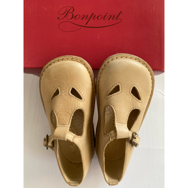 bonpoint ボンポワン　レザーシューズ　革靴　22