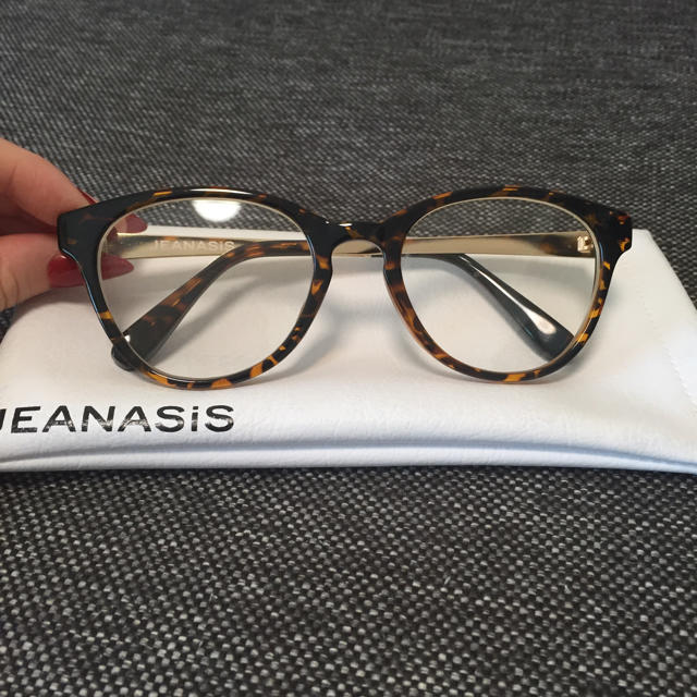 JEANASIS(ジーナシス)のJEANASIS だて眼鏡 レディースのファッション小物(サングラス/メガネ)の商品写真