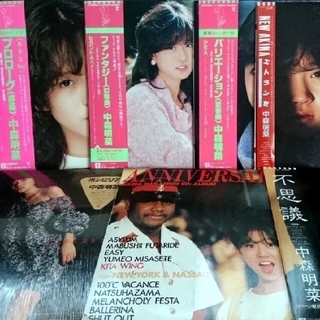 パイオニア(Pioneer)の中森明菜 LPレコード 7枚(ポップス/ロック(邦楽))