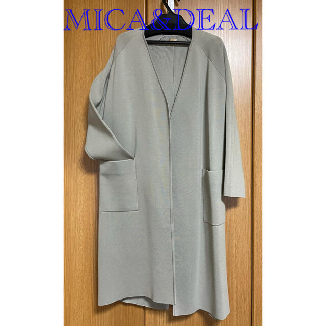 MICA &DEAL ロングカーディガン カーキグレー 新到着 www.gold-and ...