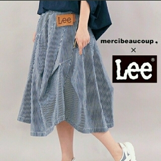メルシーボークー(mercibeaucoup)のmercibeaucoup × LEE コラボ　スカート　美品(ロングスカート)