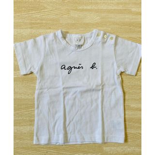 アニエスベー(agnes b.)の【ホワイトさま専用】アニエスベーロゴTシャツ（18mois）ホワイト他３点(Ｔシャツ)