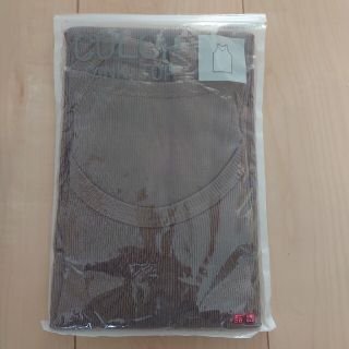 ユニクロ(UNIQLO)の新品☆カラーリブタンクトップ(タンクトップ)