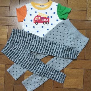 ミキハウス(mikihouse)のまとめて ミキハウス 110cm 訳あり ズボン 半袖 Tシャツ 保育園 散歩 (パンツ/スパッツ)