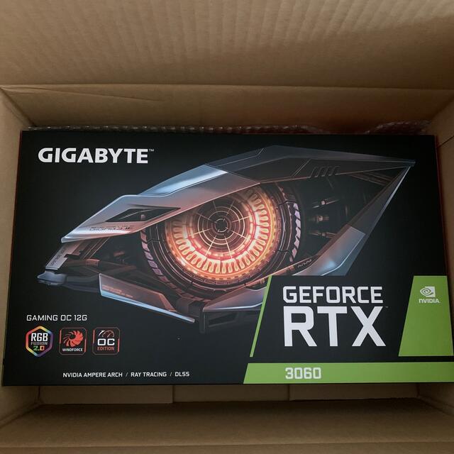 GIGABYTE RTX3060 GAMING OC 12G 新品スマホ/家電/カメラ