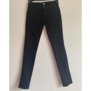 マウジー(moussy)の値下げ！マウジーブラックデニム　スキニー　ストレッチ　美品(スキニーパンツ)