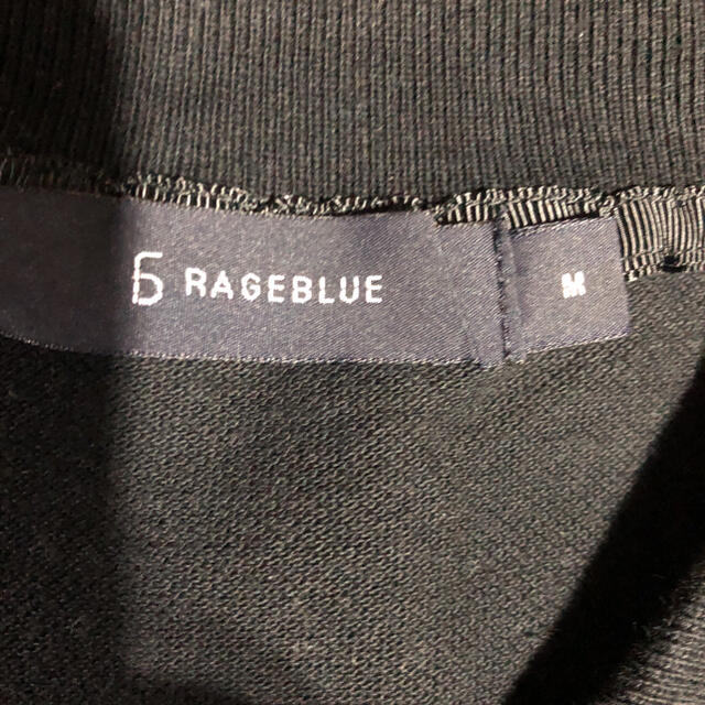 RAGEBLUE(レイジブルー)のRAGE BLUE ハーフジップ鹿子ポロシャツＭ メンズのトップス(ポロシャツ)の商品写真