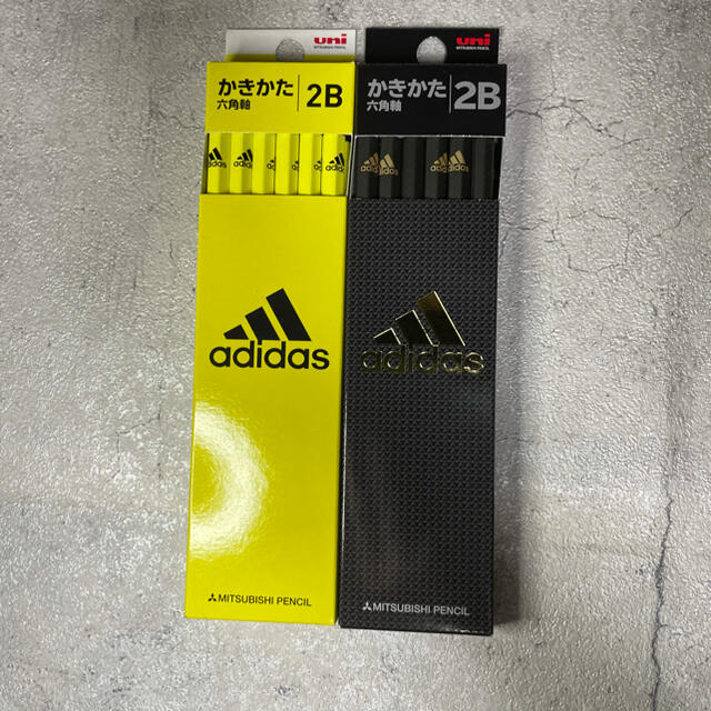 adidas(アディダス)のadidasかきかた鉛筆2セット(計24本) エンタメ/ホビーのアート用品(鉛筆)の商品写真