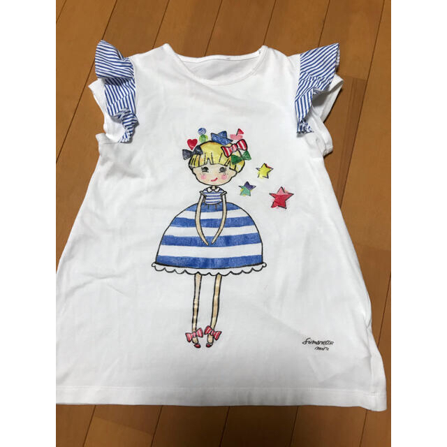 Simonetta(シモネッタ)のsimonetta ワンピース　チュニック  キッズ/ベビー/マタニティのキッズ服女の子用(90cm~)(Tシャツ/カットソー)の商品写真