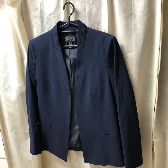 MANGO(マンゴ)の【未使用】MANGO Suit レディス用ジャケット　Ｌサイズ レディースのジャケット/アウター(ノーカラージャケット)の商品写真