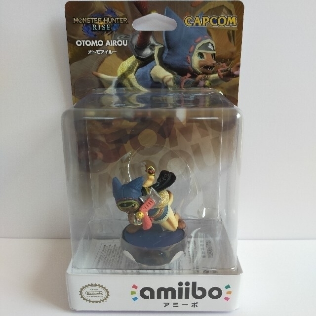 CAPCOM(カプコン)のモンハン　ライズ　amiibo　3種セット エンタメ/ホビーのフィギュア(ゲームキャラクター)の商品写真