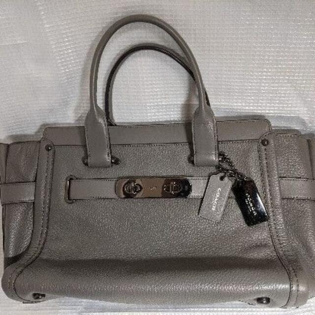 24.COACH ハンドバック　34408　【ショルダーストラップ欠品】