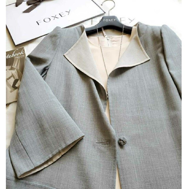 FOXEY❤『Coat Noble Gray』ソフィグレー40