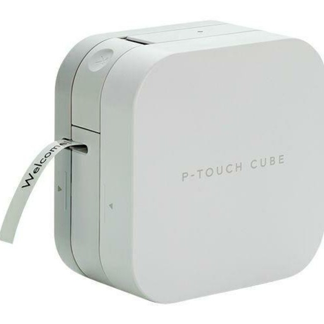 brother(ブラザー)のピータッチキューブ P-TOUCH CUBE PT-P300BT ラベルライター インテリア/住まい/日用品の文房具(テープ/マスキングテープ)の商品写真