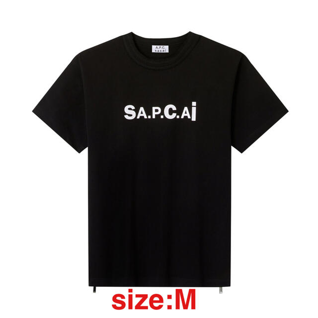 【新品未使用】A.P.C. × SACAI Kiyo TシャツカラーBLACK
