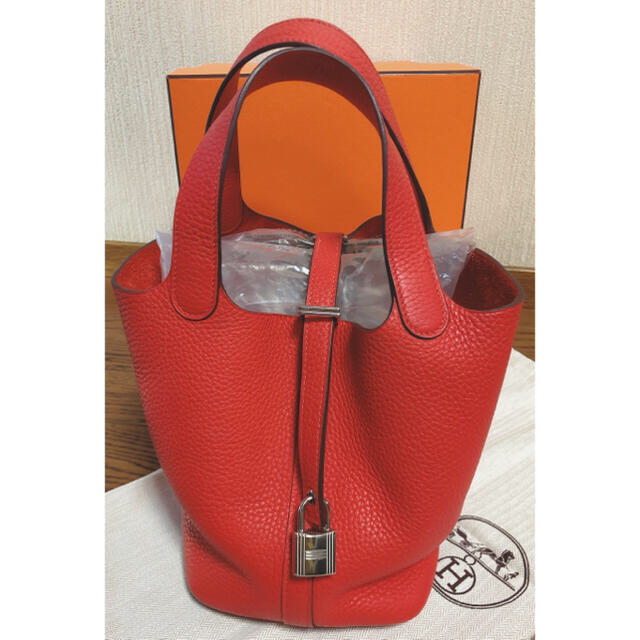 【美品】HERMES ピコタンロック PM ルージュトマト