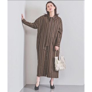 ⭐︎新品⭐︎ SACRA（サクラ）⭐︎ストライプ ボウタイ シャツワンピース