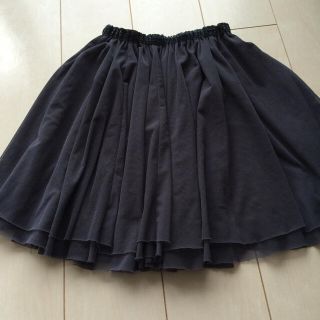 トッコ(tocco)のグレー♡チュールスカート(ひざ丈スカート)