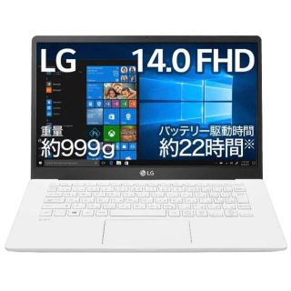 エルジーエレクトロニクス(LG Electronics)のへーー様専用　新品 LG ノートパソコン gram 14Z90N-VR51J(ノートPC)