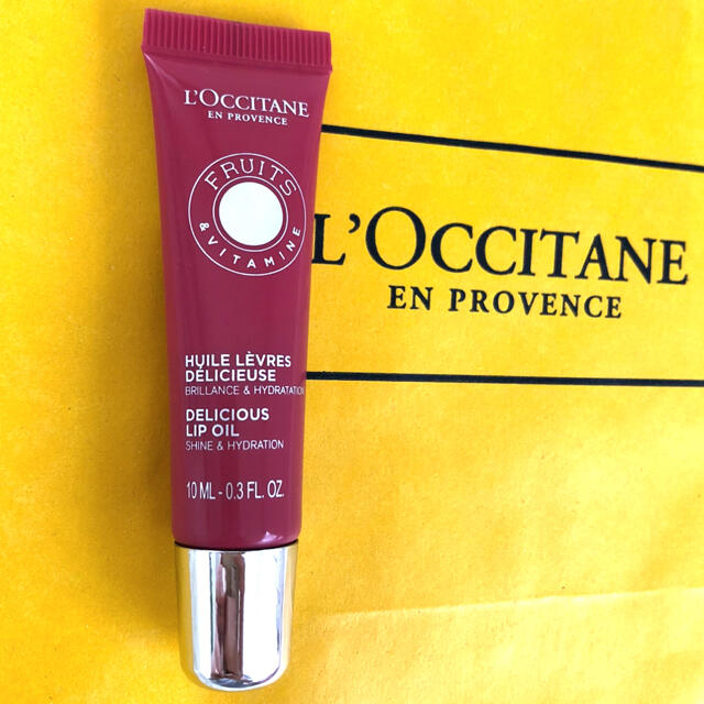 L'OCCITANE(ロクシタン)のロクシタン  デリシャス　リップオイル　新品 コスメ/美容のスキンケア/基礎化粧品(リップケア/リップクリーム)の商品写真