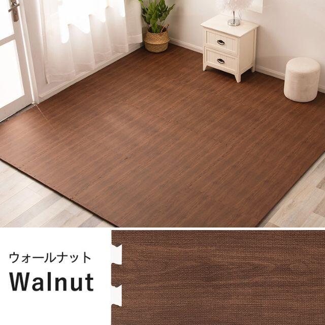 木目調ジョイントマット新品6畳用大判32枚　　送料無料 インテリア/住まい/日用品のラグ/カーペット/マット(カーペット)の商品写真