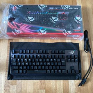 エイスース(ASUS)のASUS ゲーミングキーボード X802 STRIX SCOPE TKL 赤軸(PC周辺機器)