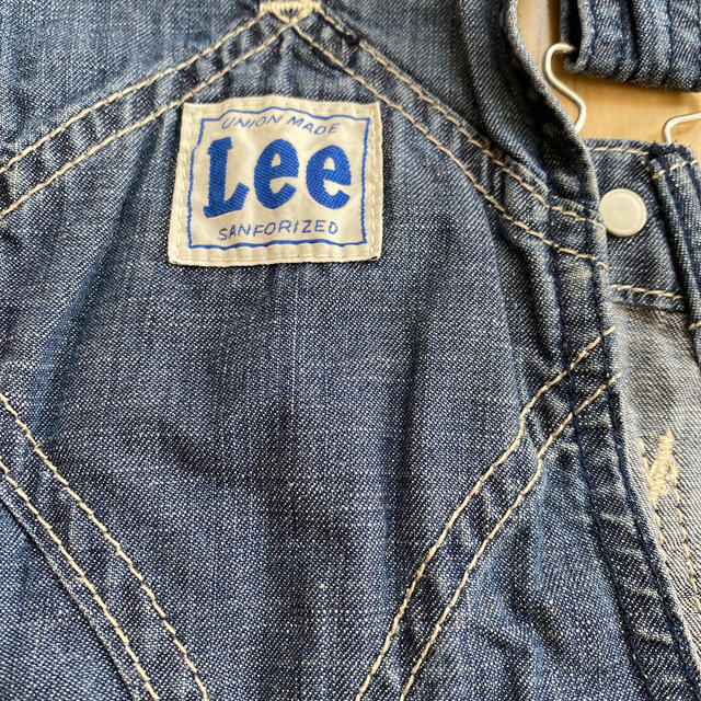 Lee(リー)のLEE サロペットスカート　キッズ キッズ/ベビー/マタニティのキッズ服女の子用(90cm~)(ワンピース)の商品写真