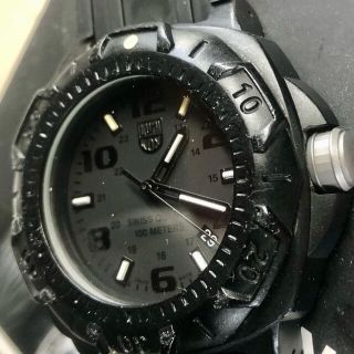 ルミノックス(Luminox)のLUMI NOX0200シリーズブラックアウトref0201極美品46200円(腕時計(アナログ))